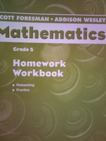(image for) Mathematics 5 Homework Workbook (P)
