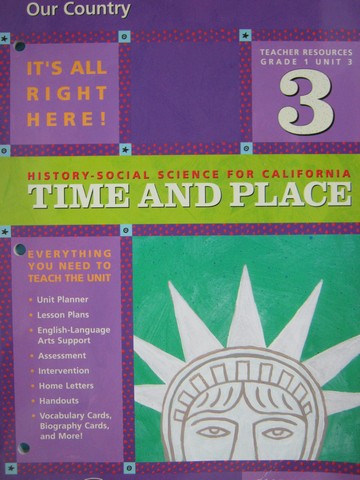 (image for) History-Social Science for California 1 Unit 3 TR (CA)(TE)(P)