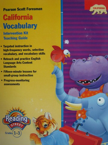(image for) Reading Street 1-3 Vocabulary Intervention Kit TG (CA)(TE)(P)