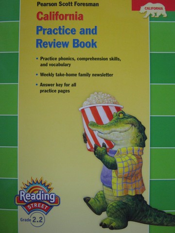 (image for) Reading Street 2.2 California Practice & Review Book (CA)(P)