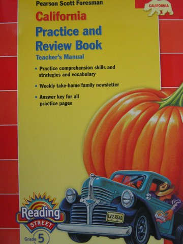 (image for) Reading Street 5 California Practice & Review Book TM (TE)(P)