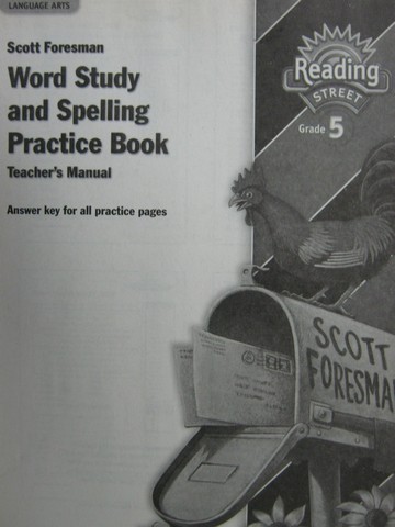 (image for) Reading Street 5 Word Study & Spelling Practice Book TM (TE)(P)