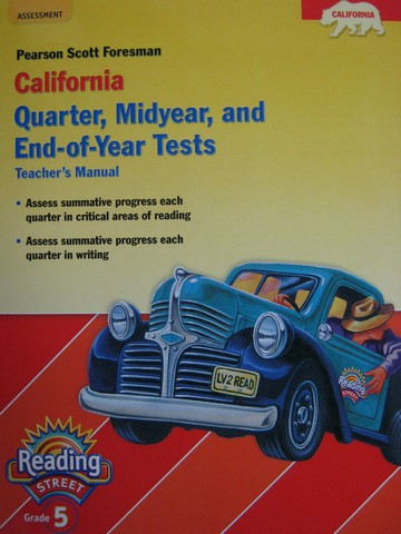 (image for) Reading Street 5 California Quarter Midyear Tests TM (CA)(TE)(P)