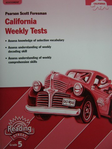 (image for) Reading Street 5 California Weekly Tests (CA)(P)