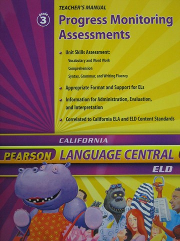 (image for) Language Central ELD 3 Progress Monitoring Assessments (CA)(P)