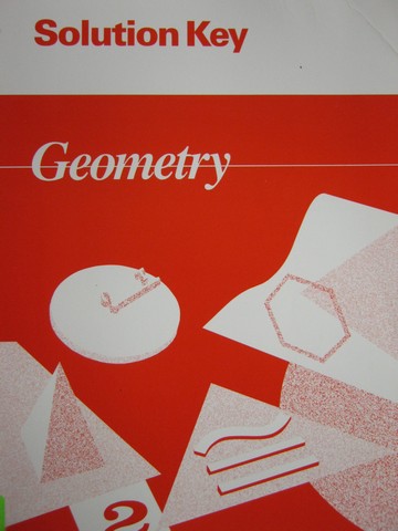 (image for) Geometry Solution Key (P) by Jurgensen, Brown, & Jurgensen