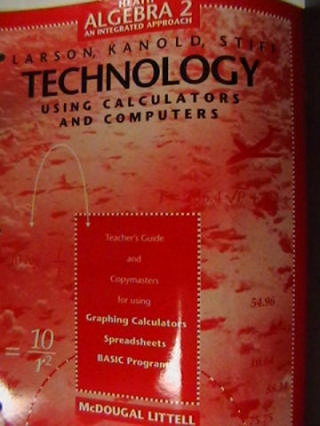 (image for) Heath Algebra 2 Technology Using Calculators & Computers (P)