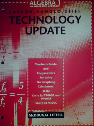 (image for) Heath Algebra 1 An Integrated Approach Technology Update (P)