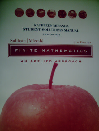 (image for) Finite Mathematics 9e Student Solutions Manual (P) by Miranda