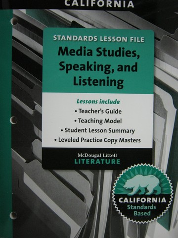 (image for) Literature 8 Media Studies Speaking & Listening (CA)(P)