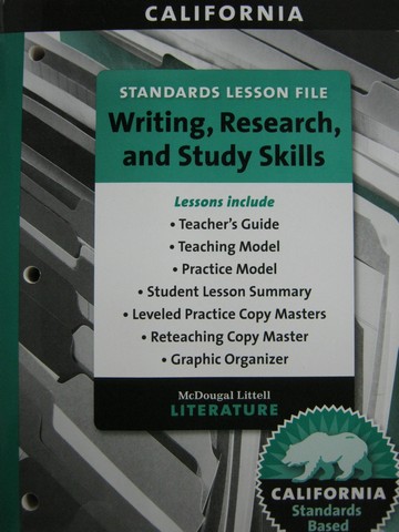(image for) Literature 8 Writing Research & Study Skills (CA)(P)