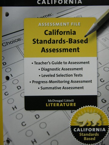 (image for) ML Literature 6 Assessment File Standards-Based (CA)(P)