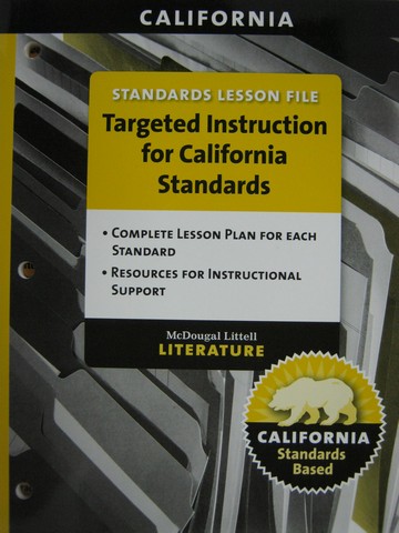 (image for) Literature 6 Targeted Instruction for CA Standards (CA)(P)