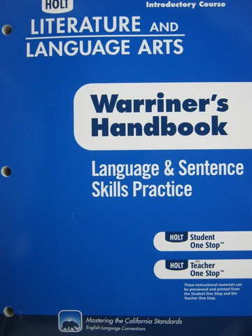(image for) Language & Sentence Skills Practice Introductory Course (CA)(P)
