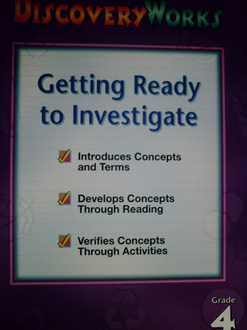 (image for) DiscoveryWorks 4 Getting Ready to Investigate (P)