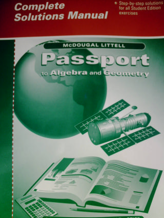 (image for) Passport to Algebra & Geometry Complete Solutions Manual (P)