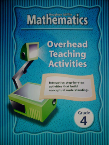 (image for) Mathematics 4 Overhead Teaching Activities (TE)(P)