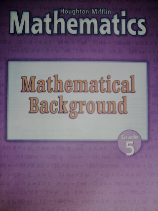 (image for) HM Mathematics 5 Mathematical Background (P)