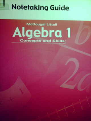 (image for) Algebra 1 Concepts & Skills Notetaking Guide (P)