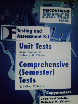 (image for) Discovering French Blanc Unit Tests Comprehensive Tests (P)