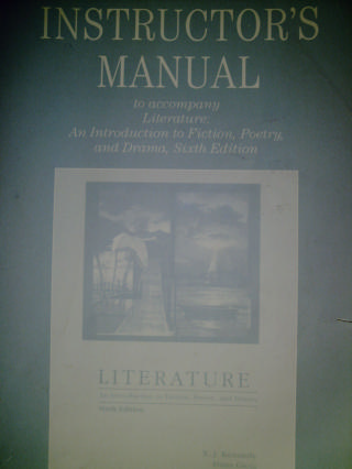 (image for) Literature An Introduction to Fiction Poetry & Drama 6e IM (T(P)