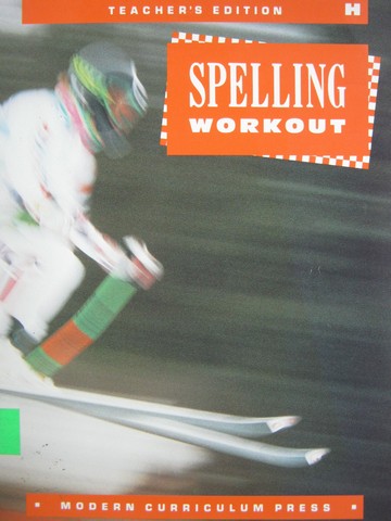 (image for) Spelling Workout Level H TE (TE)(P) by Phillip K Trocki