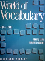 (image for) World of Vocabulary Aqua Level (P) by Rauch, Clements,