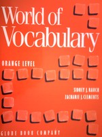(image for) World of Vocabulary Orange Level (P) by Rauch, Clements,