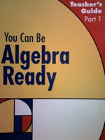 (image for) You Can Be Algebra Ready TG Part 1 (TE)(Spiral)