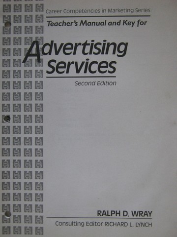 (image for) Advertising Services 2nd Edition Teacher's Manual & Key (TE)(P)