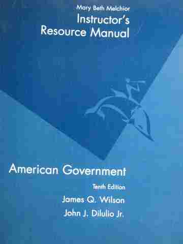 (image for) American Government 10e Instructor's Resource (TE)(P) by Melchior