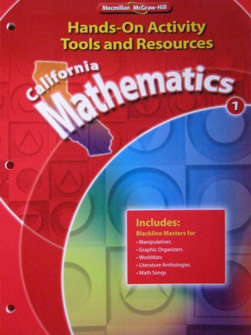 (image for) California Mathematics 1 Hands-On Activity Tools (CA)(P)