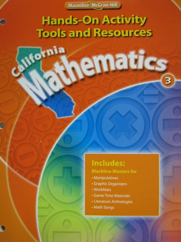 (image for) California Mathematics 3 Hands-On Activity Tools (CA)(P)
