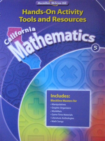 (image for) California Mathematics 5 Hands-On Activity Tools (CA)(P)
