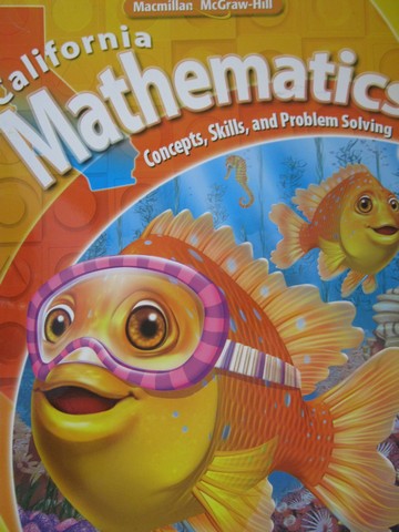(image for) California Mathematics K Student Flipbook Volume 1 (CA)(Big)