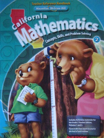 (image for) California Mathematics 2 Teacher Reference Handbook (TE)(P)