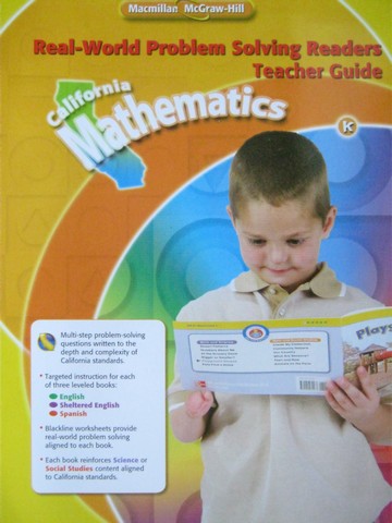 (image for) California Mathematics K Real-World Problem Solving TG (TE)(P)