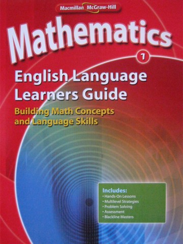 (image for) Mathematics 1 English Language Learners Guide (Spiral)