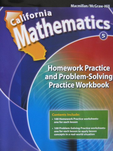 (image for) California Mathematics 5 Homework Practice & Problem-Solving (P)