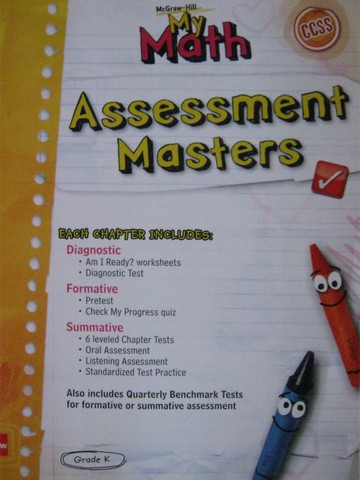 (image for) My Math K Assessment Masters (P)