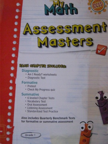 (image for) My Math 1 Assessment Masters (P) - Click Image to Close