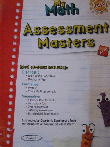 (image for) My Math 1 Assessment Masters (P)