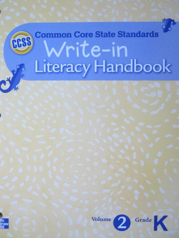 (image for) CCSS Write-in Literacy Handbook K.2 (P)