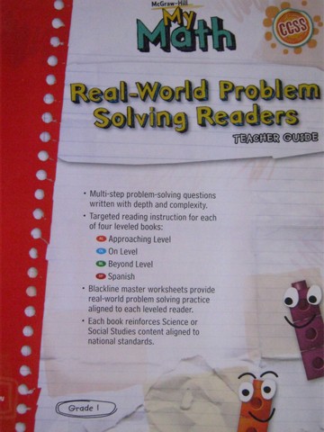 (image for) My Math 1 Real-World Problem Solving Readers TG (TE)(P)