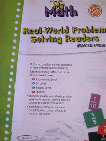(image for) My Math 4 Real-World Problem Solving Readers TG (TE)(P)