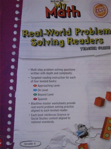 (image for) My Math 5 Real-World Problem Solving Readers TG (TE)(P)
