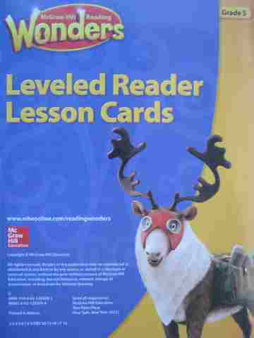 (image for) Wonders 5 Leveled Reader Lesson Cards (Pk)