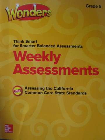 (image for) Wonders 6 Weekly Assessments (CA)(P)