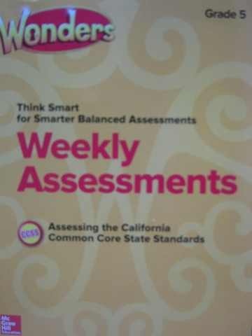 (image for) Wonders 5 Weekly Assessments (CA)(P)