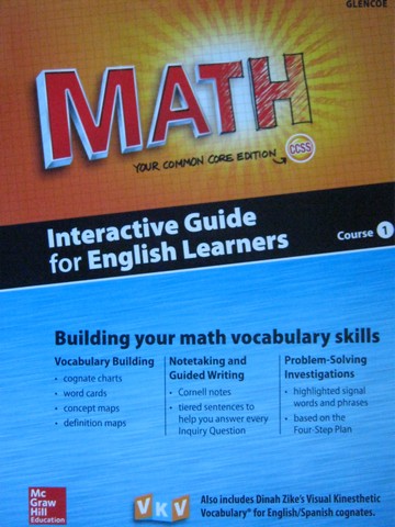 (image for) Math Course 1 Common Core Interactive Guide (P) by Carter,
